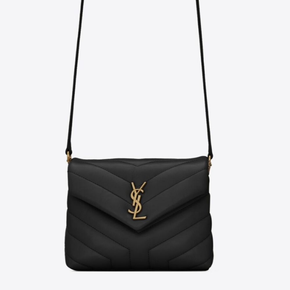 YSL Toy Lou Lou Black and gold